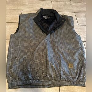 Footjoy Dryjoys Golf Vest Mens L Half Zip WindBreaker  Rain  Jacket